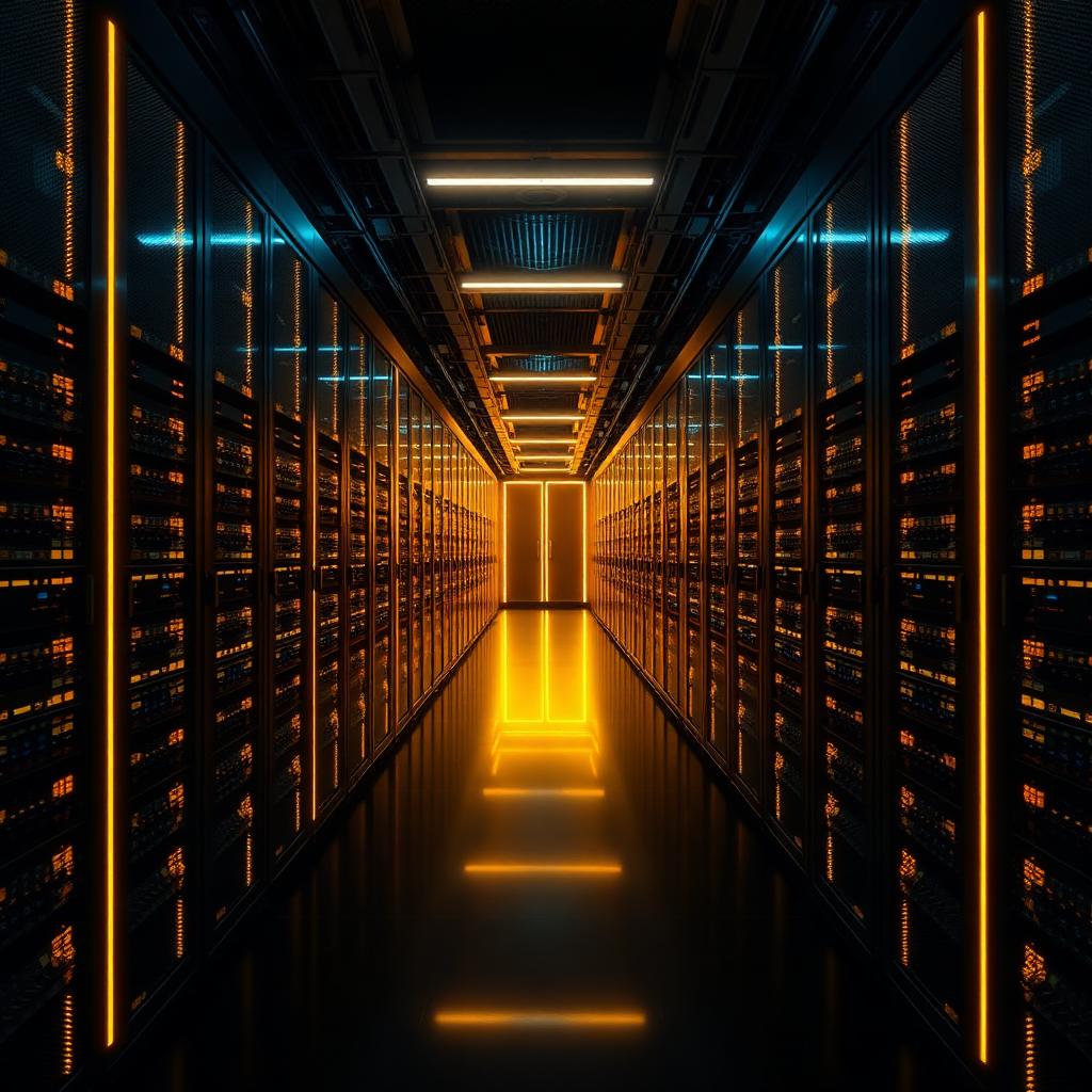 AI data center server hall